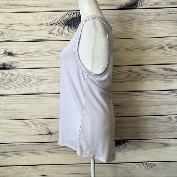 Fabletics White Lightweight Split Back Athletic Tank Top - Picture 3 of 9